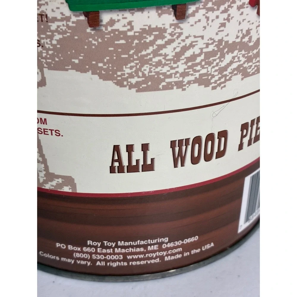 Roy Toy Paul Bunyan Pineland Tree House 100 Piece Real Wood Building Set 20075